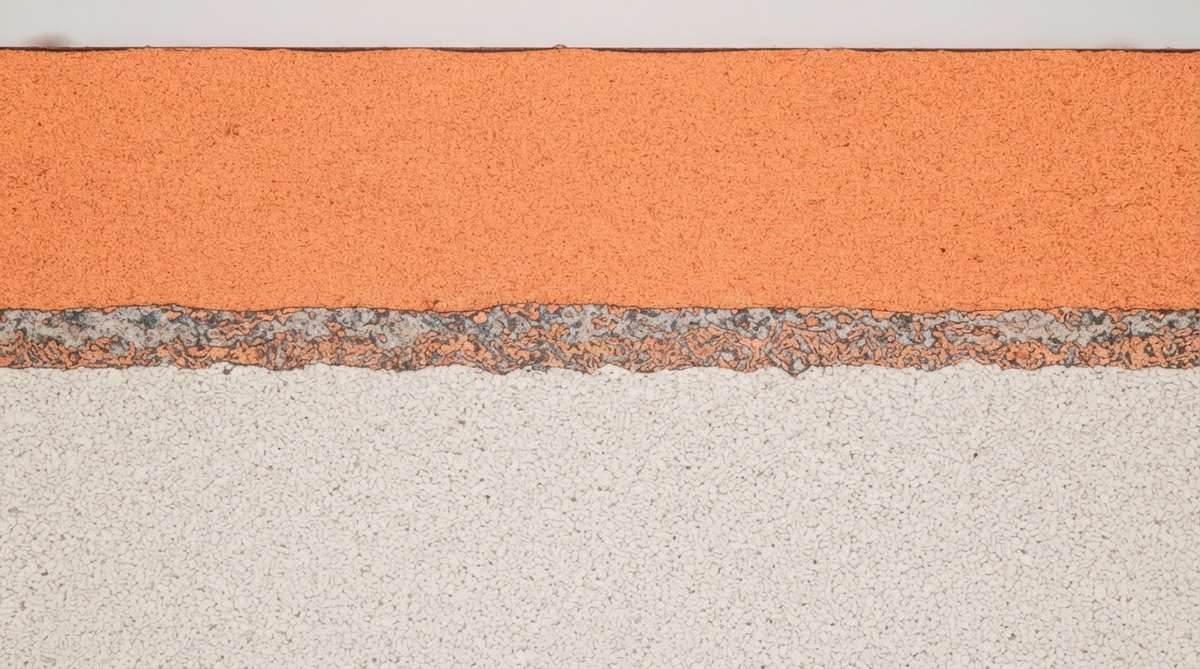 Cross-section of a DBC bond showing copper-alumina interface layers
