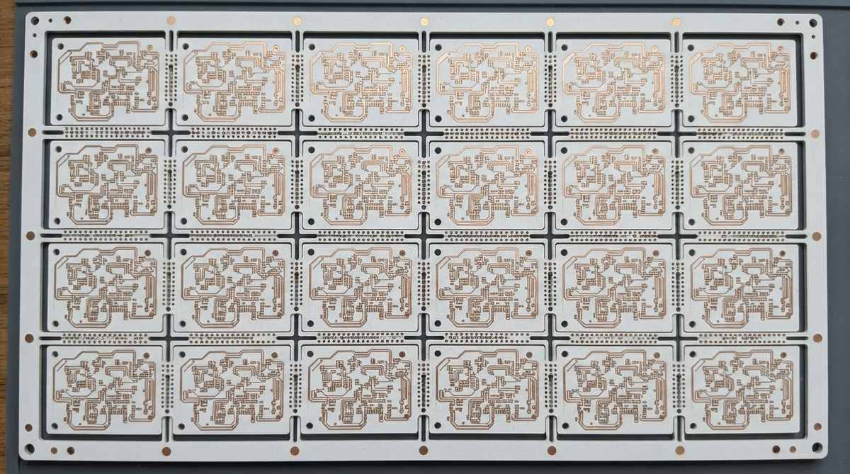 Ceramic panel with breakaway tabs and mouse-bite perforations between units