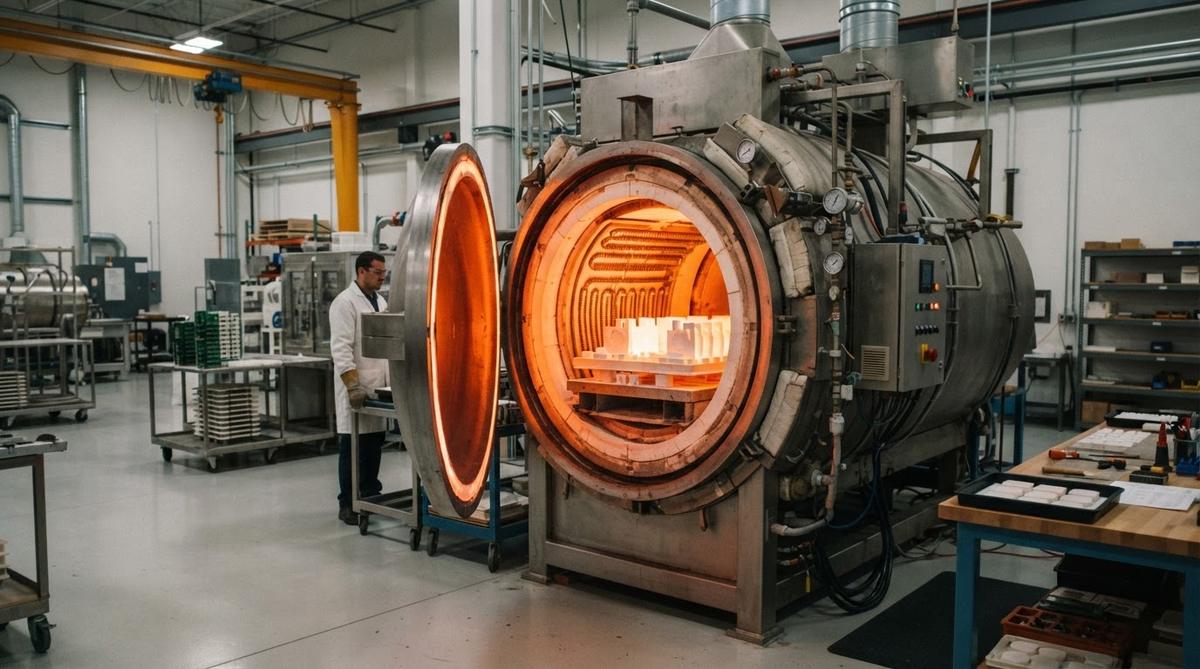 High-temperature sintering furnace used in the co-fired ceramic process