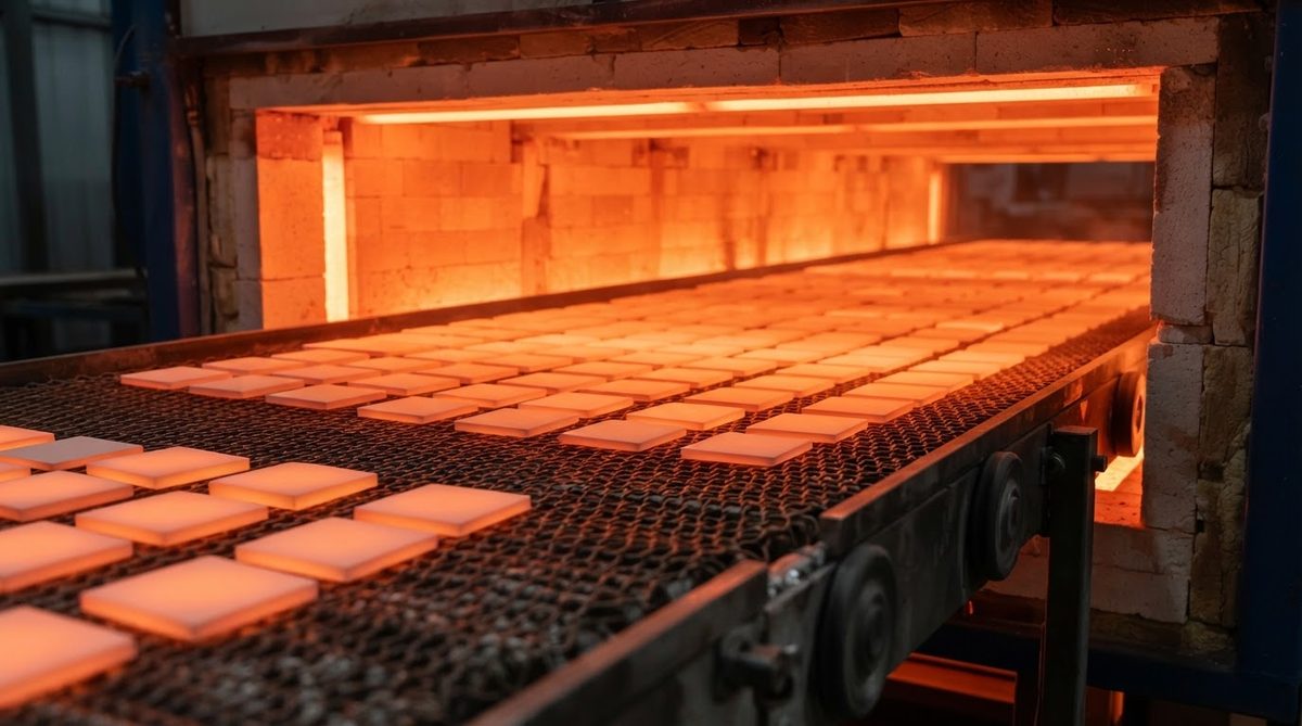 High-temperature bonding furnace used in the DCB manufacturing process