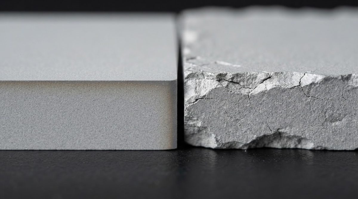 Edge quality comparison between laser-cut and scribe-and-break AlN substrates