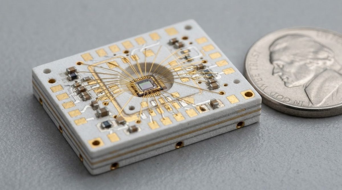 Finished LTCC module with cavity packaging and surface-mount pads