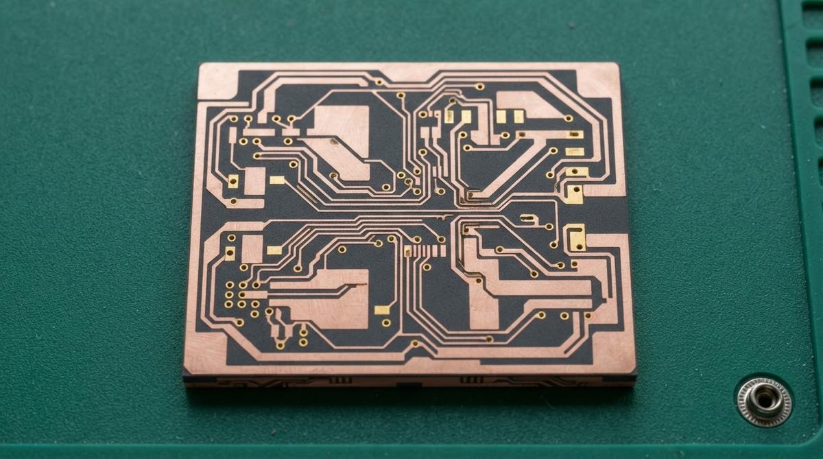 AMB-bonded Si3N4 substrate with copper circuit patterns on both sides