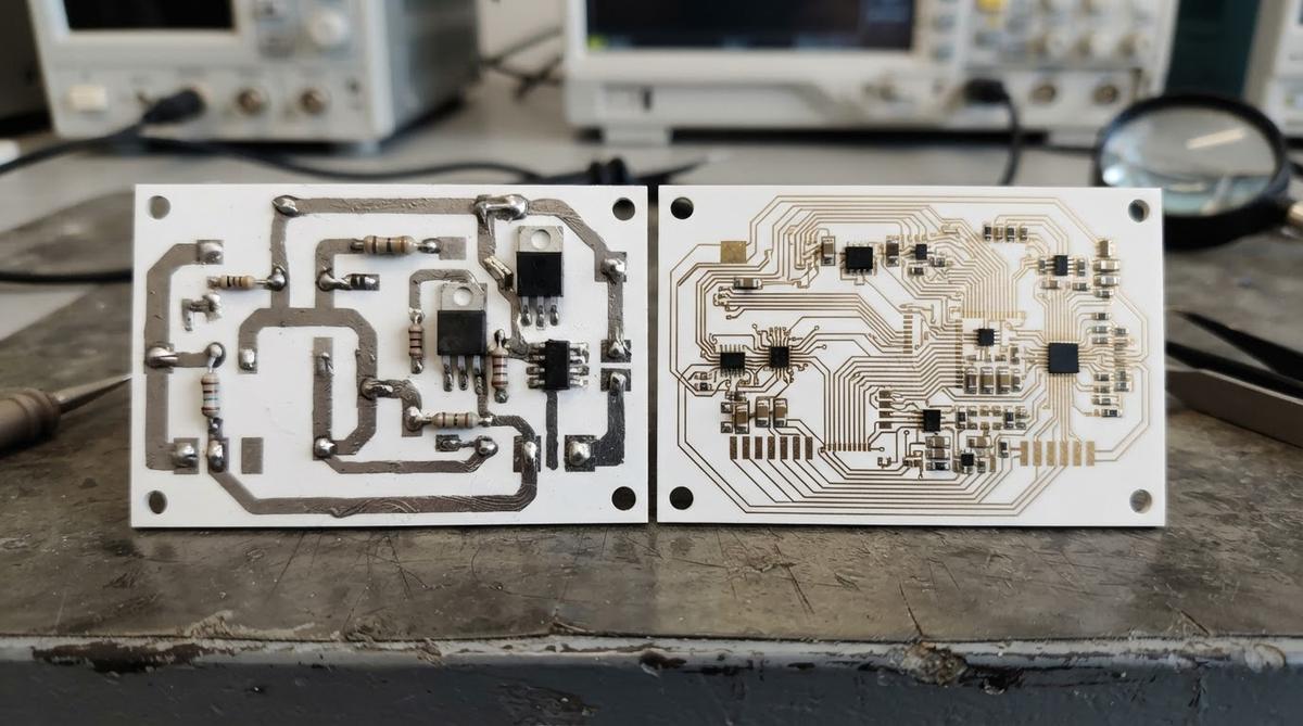 Thick film and thin film ceramic PCBs compared side by side